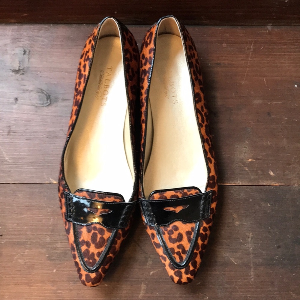 Talbots leopard loafers!